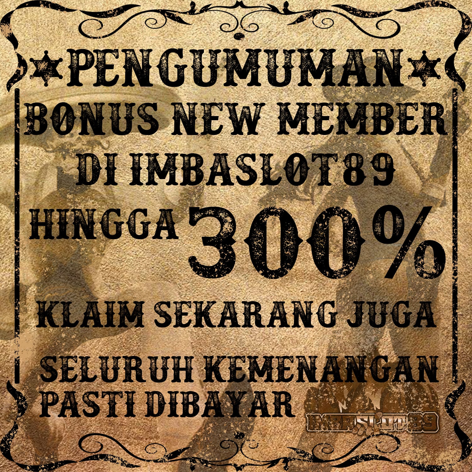 IMBASLOT89 : Link Bonus New Member Slot 300% Hadir Kembali Dengan Depo 20K